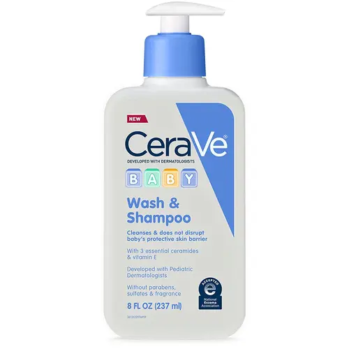 Baby Essentials for New Parent CeraVe Baby Wash & Shampoo