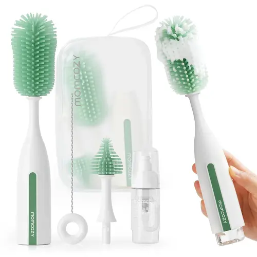 Baby Essentials for New Parent : Momcozy Bottle Brush Kit Pro, Innovative