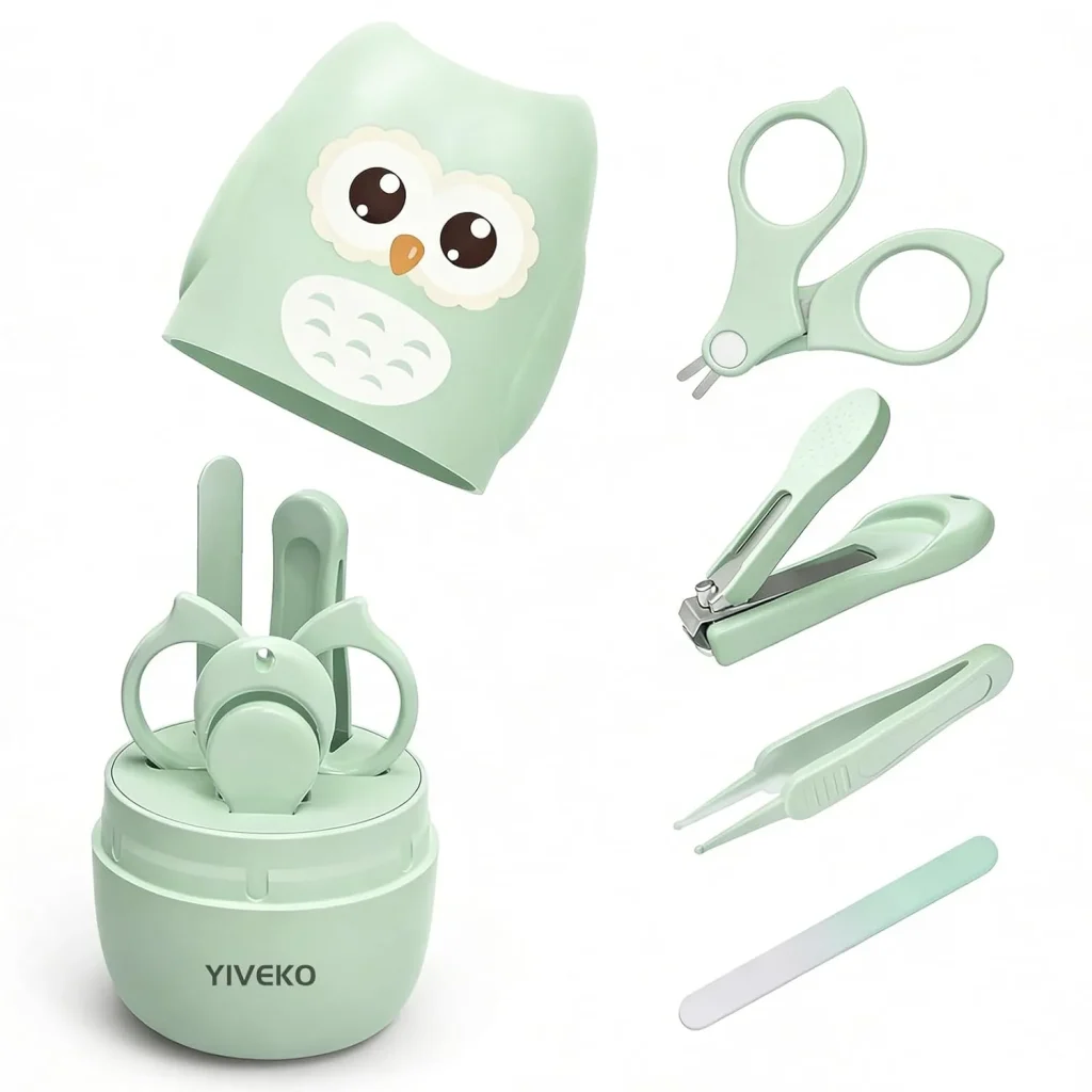 Baby Essentials for New Parent : YIVEKO Baby Nail Kit, 4-in-1 Baby Nail Care